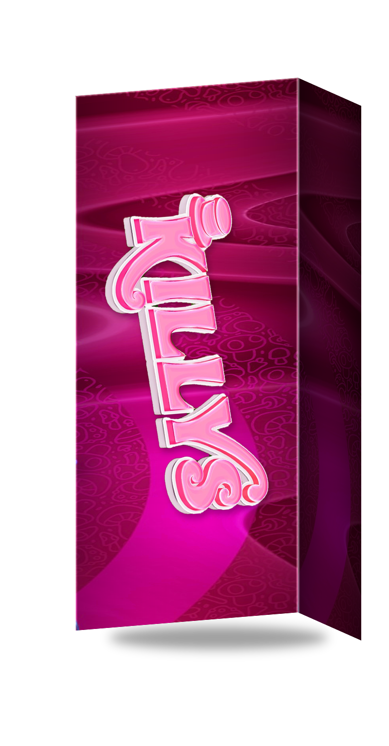 Killy's Pink Funfetti straight tuck end box